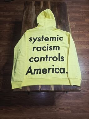 Denim Tears/Artur Jafa Ex-Slave Gordon -Yellow- Pullover Hoodie. Size Medium